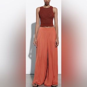 Zara Flowy Wid leg pants